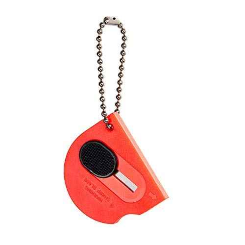 6 pack Mini Portable Utility Office Keychain with auto Retractable Blade Pocket Knives Letter Opener Small Box Cutter (MIX COLOUR 6PCS)