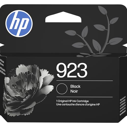 HP 923 Black Ink Cartridge - Variation 1 for OfficeJet & Pro Series, 500 Pages