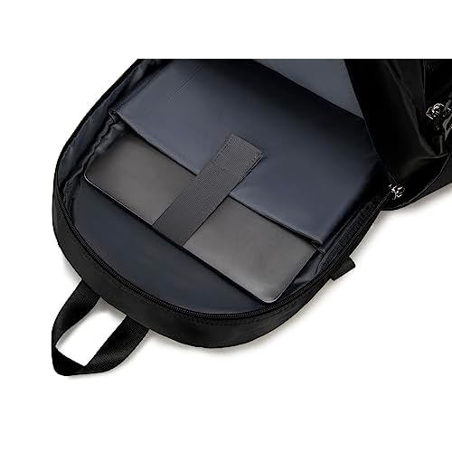 Acmebon Girl Roomy Fashion Laptop Backpack Set Casual Daypack Set for Women Black