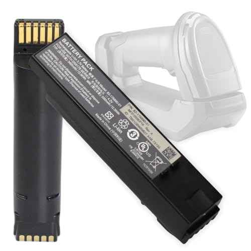 Replacement for Zebra DS8178 Scanner Battery: for DS8100 DS8178 DS8170 DS6878-SR Handheld Barcode Scanner Battery 82-176890-01 Lithium ion 3400mAh
