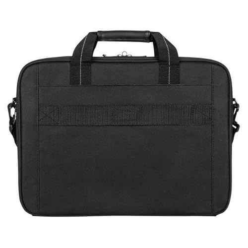 Targus Classic Slim Laptop Bag - Ergonomic Briefcase and Messenger Bag - Spacious Foam Padded for Laptops and Under