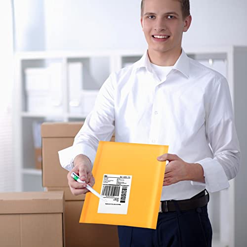 packbabol 8.5x11 Inch Kraft Bubble Mailers 50 Pcs Self-Sealing Yellow Envelopes #2