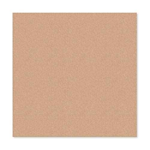 U Brands Cork Canvas Bulletin Board, 14" x 14" Inches, Frameless (463U00-04)