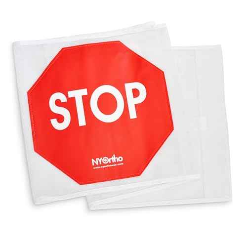 NYOrtho Door Guard Stop Sign Banner 2024 Updated | Stop Sign Strip | Size: 53" W