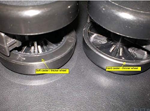 Steelcase Hard Floor Soft Casters - Set of 5 Wheels for Amia, Leap, Think, Gesture & Cobi Chairs