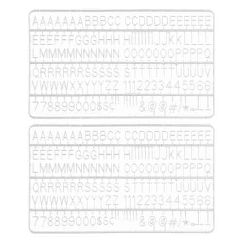 Letters for Felt Letter Boards, 300 Pieces Including Characters, Numbers & Symbols 0.7 Inch for Changeable Plastic Message Boards (White)