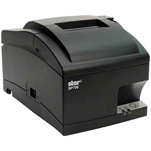 Star Micronics SP742ME Ethernet (LAN) Impact Receipt Printer with Auto-cutter and Internal Power Supply - Gray