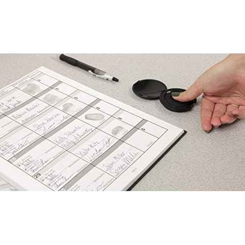 ExcelMark Inkless Thumbprint Pad - for Identification and Security ID - 10 Pack