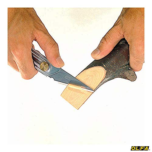OLFA Craft Knife L-Shaped Model 34B with Adjustable Blade - Rust Resistant Steel