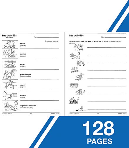 French Workbook for Middle & High School - Parts of Speech, Vocabulary & Sentence Building