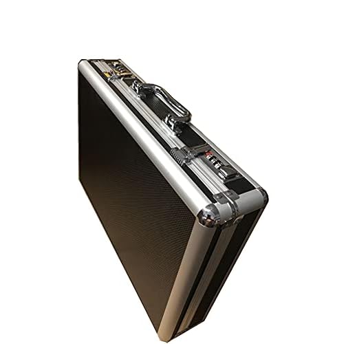 sunnyhouse Aluminum Frame Storage Box Case with Lock for 100 Silver Dollar Coins Holders, Fit 100 Coins in Plastic Round Holders with Diameter up to 52mm