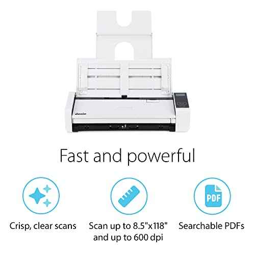 Doxie Pro DX400 - Duplex Document Scanner and Receipt Scanner for Home and Office with Amazing Software for Mac and PC