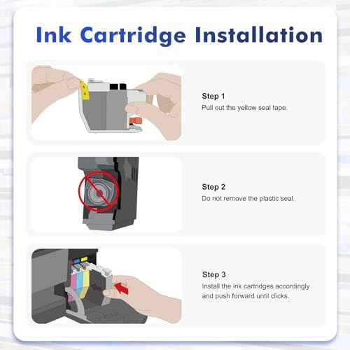 LC401XL LC401 MFC-J1010DW Ink Cartridges for Brother Printer LC401 XL Ink Cartridges Compatible for Brother MFC-J1010DW MFC-J1170DW MFC-J1012DW MFC-J1800DW - 5 Pack 2 Black Cyan Magenta Yellow