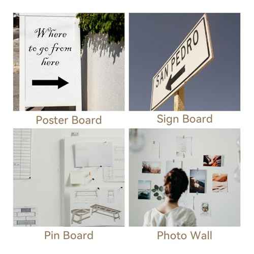 24x36 White Foam Boards (3/16" Thick), 5 Packs, Perfect for Signage, Displays, Backdrops, DIY Projects & Office Use