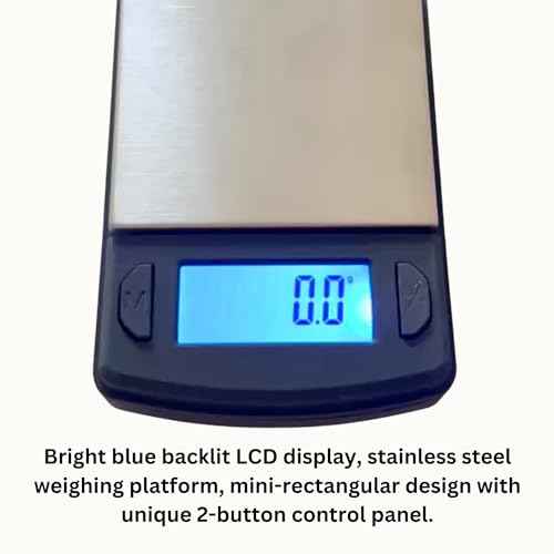 GemOro Platinum V600M | Durable Precise Jewelers Countertop Portable Mini Scale | Digital Precision Tool with Expert Professional Reading & Accuracy 600g x 0.1g Readability V Series