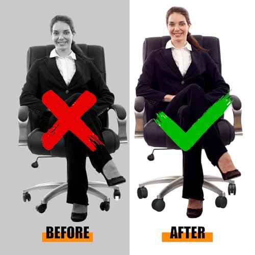 5 Pcs 4'' Extra Large Chair Wheels for Carpet Heavy Duty Office Twin Chair Casters Replacement 7/16 x 7/8 Grip Ring for Furniture Hardwood Floor Computer Desk Safe Rotating Wheels(Black)