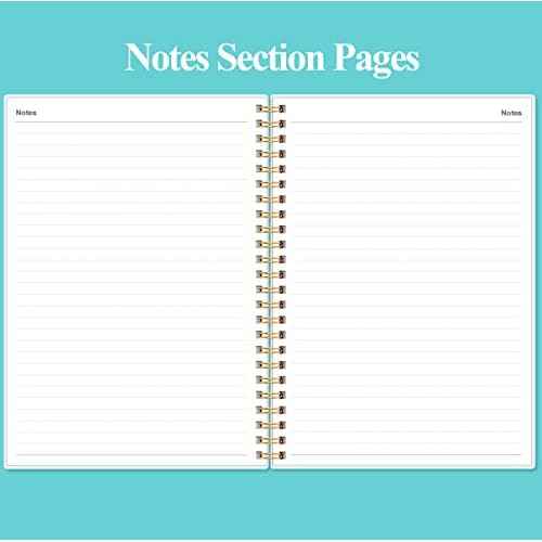 Bill Payment Tracker Notebook - Monthly Bill Organizer & Planner for Personal Budgeting Financial, Payments Checklist Organizer, 5.8" x 8.5", Teal Floral