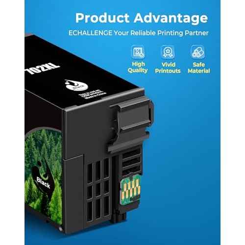 702XL T702XL Ink Cartridges Remanufactured 702XL High Yield Replacement for Epson 702XL 702 XL to use with Workforce Pro WF-3720 WF-3730 WF-3733 Printer (Black Cyan Magenta Yellow, 4 Pack)