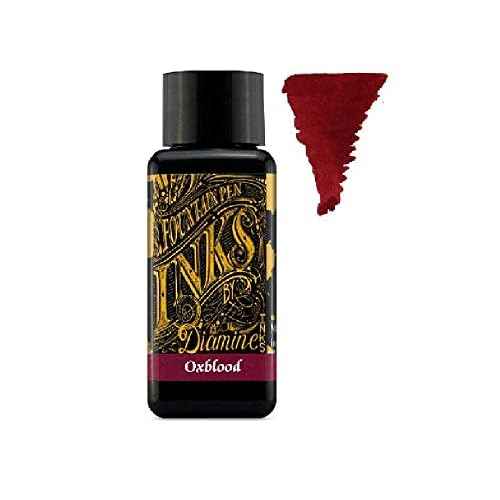 Diamine - 30ml Fountain Pen Ink - Colour Wheel - 6 x Bottles - Oxblood, Pumpkin, Steel Blue, Imperial Purple, Hope Pink, Delamere Green