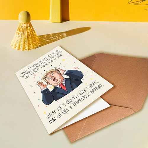 Funny Birthday Card, Birthday Cards for Men, Birthday Gifts for Dad, Mom, Husband, Wife, Grandpa, Grandma, Brother, Sister, Friends And Family.