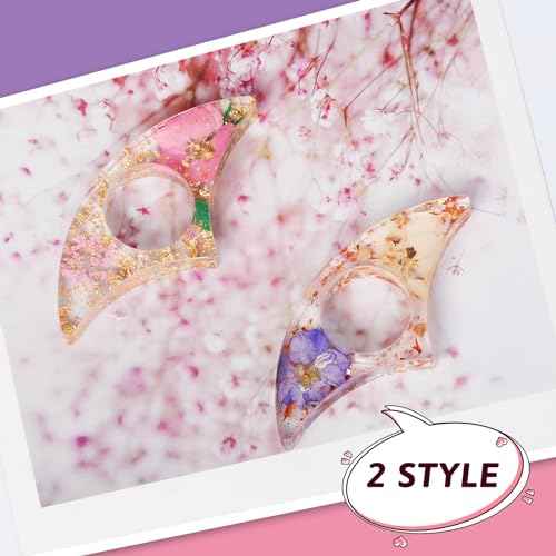 Book Page Holder, Kaluofan 2PCS Thumb Book Page Holder, Book Accessories for Reading Lovers, Handmade Dried Flower Book Opener Holder Thumb, Meaningful Gifts for Book Lovers Teachers Students