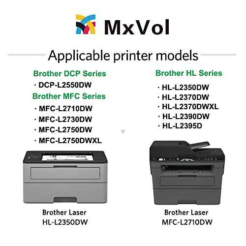 MxVol Compatible DR730 Drum Replacement for Brother DR730 DR-730 DR760 Drum Unit use for MFC-L2690DW MFC-L2710DW MFC-L2750DW HL-L2325DW HL-L2350DW HL-L2370DW HL-L2390DW HL-L2395DW Printer (NO Toner)