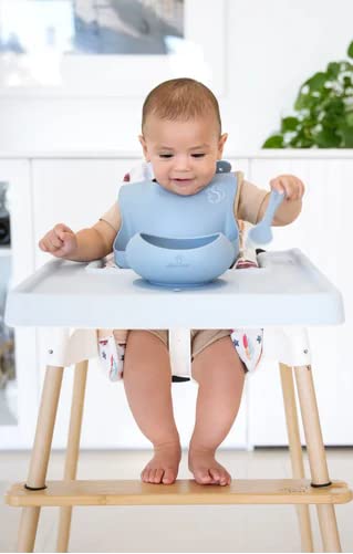 Nibble and Rest Woodsi Footsi Bamboo Footrest for IKEA Antilop High Chair - Height Adjustable