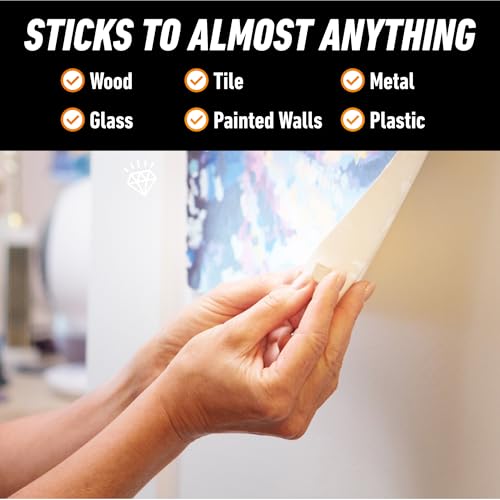 Gorilla Reusable Mounting Putty Pack of 3 (84 Squares) - Removable, Multi-Surface