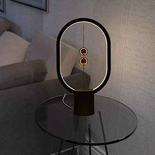 01 Balance Lamp, Smart Magnetic Balance Lamp Magnetic Desk Lamp Powered LED Warm Eye-Care Lamp for Office Bedroom