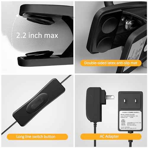 Book Light for Reading in Bed, Eye-Caring LED Reading Light, 360¡Æ Flexible Clip on headboard lamp, 5W 3000k Desk Lamp with Clamp for Bedroom, Office, Painting, Workbench and Sewing, Black
