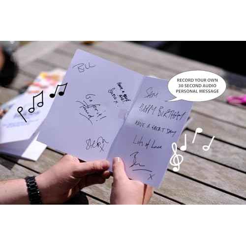 5 PACK. Recordable blank pulley activated A5 Audio Greetings Cards. 30 second audio. Perfect for unique make your own cards.