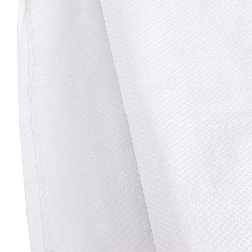100 Packs 18 x 30 inches Empty Sand Bags, Heavy Duty Woven Polypropylene White Sandbags UV Protection Earth Bags for Flood Protection Industrial Construction Photography