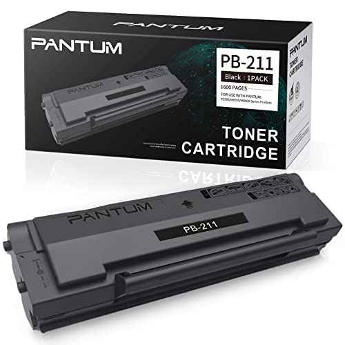 PANTUM PB-211 Black Toner Cartridge Compatible P2200, P2500W, P2502W, M6500NW, M6550NW, M6552NW, M6600NW, M6602NW Series, Yeilds up to 1600 Pages