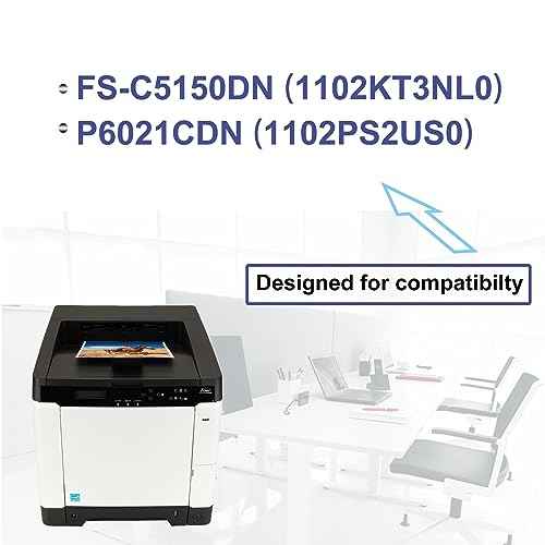 pgisoxt 1 Pack TK-582K 1T02KT0US0 Black Toner Cartridge High Yield Compatible TK-582K TK582K Replacement for Kyocera FS-C5150DN(1102KT3NL0) P6021CDN(1102PS2US0) Printer (up to 3,800 Pages)