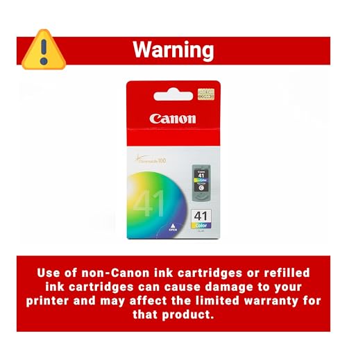 Canon CL-41 Compatible To iP1700/iP1600,iP6220D/iP6210D,iP6310D,MP170/MP160/MP150/MP180,MP450,MP460,iP1800,iP2600,MP140,MP190/MP210,MP470,MX310/MX300 Printers