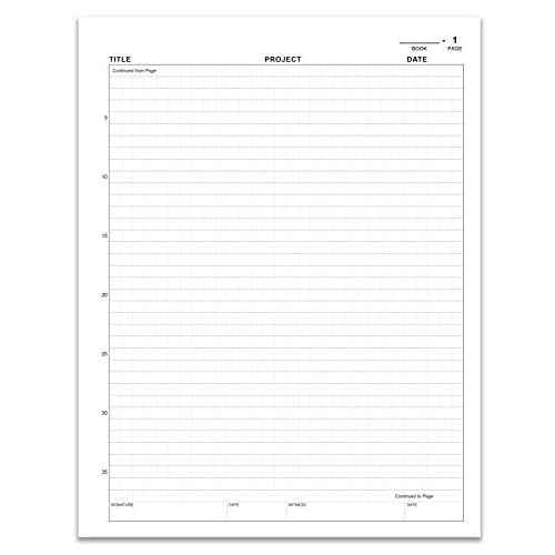 BookFactory Carbonless Chemistry Lab Notebook - 100 Sets of Pages (8.5'' X 11'') (Duplicator) - Scientific Grid Pages, Durable Translucent Cover, Wire-O Binding (Made in USA)