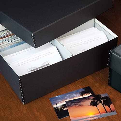 Lineco, Acid Free Photo organizer White File Envelopes 4x6 Inch, for Photos, Postcards, Greeting Cards (25/Pack, 4 Packs)