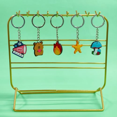 30/50/100/200pcs Random Different Keychains, Lot Mixed Cute Keyring for Classroom Prizes Students Incentives