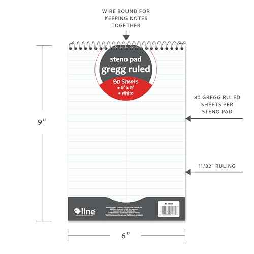 C-Line Gregg Ruled Steno Pad