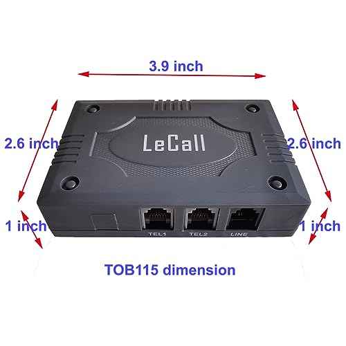 Programmable Outgoing Call Blocker/ 911 Call Blocker/Toll Restrictor/Phone Call Redirector TOB115 V2.0, can Block up to 16-Digit Phone Number, Large Storage Capacity