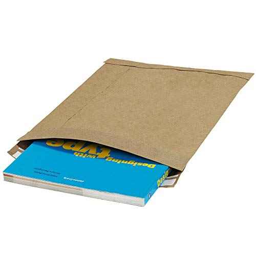 Aviditi Kraft Self-Seal Padded Mailers, #6, 12 1/2" x 19", Kraft Brown, Peel and Seal Closure, Fiber Cushioned Envelopes for Protecting Items During Shipping and Mailing, Case of 25