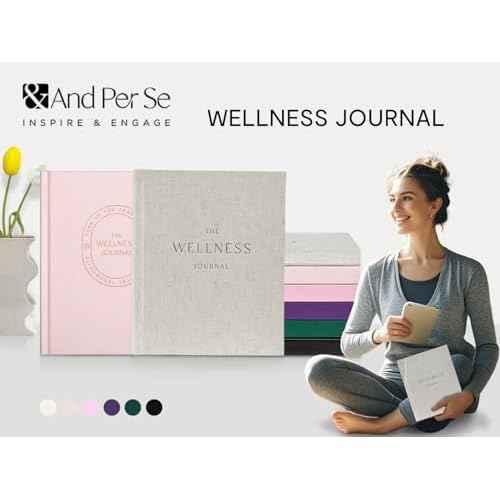 And Per Se Wellness Journal, 91 Days Self Care Journal For Women & Men, Undated Daily Wellness Diary to Practice Positive Thinking, Mindfulness & Reflection(Beige)
