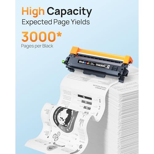 E-Z Ink Compatible TN830 Toner Cartridge Replacement for Brother TN830XL TN830 TN 830 Toner Cartridges with Brother DCP-L2640DW HL-L2460DW HL-L2480DW HL-L2400D HL-L2405W MFC-L2820DW Printer (2 Black)