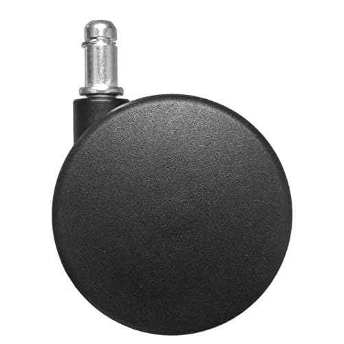 3" (75mm) Extra Large Replacement Office Chair Caster Rollers - Standard Wheel (Set of 5) - S5110