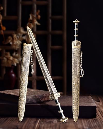 HERSAUL Ancient Sword Letter Opener with Sheath & Display Stand - Decorative Mail Opening Tool