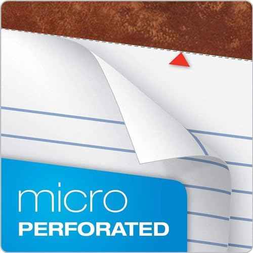 Tops The Legal Pads 8.5 X 11 Pack of 24 White Wide Ruled Notepads - 50 Sheets Per Pad - Made in the USA