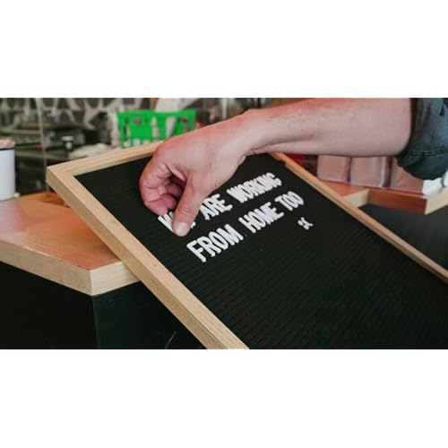 Universal Single Tab White Changeable Letters for Grooved Letter Board | Helvetica Typeface | 165 Characters | 1"h