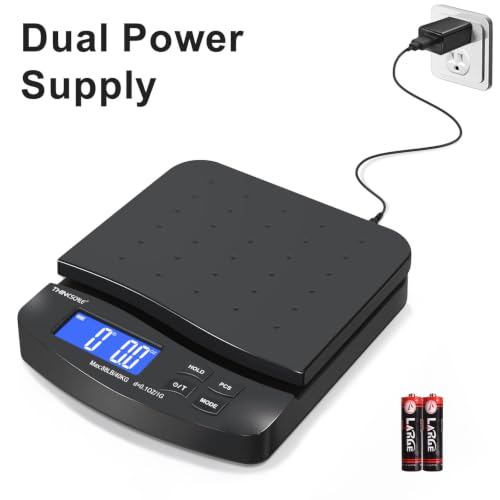 Thinksale 88lb Digital Shipping Scale with 0.1oz Accuracy, Black / S2 Variation