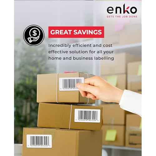 enKo 2 Stacks/2000 Labels 4"x6" Fanfold Direct Thermal Labels Compatible for Rollo Zebra Printer - Shipping Mailing Postage Labels, Perforated, Permanent Adhesive (2 Labels/Fold | 1000 Labels/Stack)