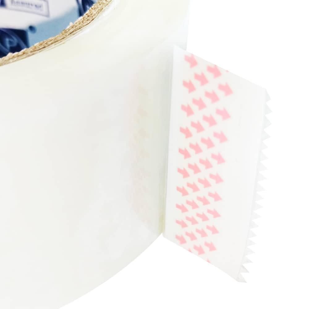 P PERFECTAPE Heavy Duty Packing Tape 6 Rolls with Tape Gun, Clear, 2.7 mil, 1.88 inch x 55 Yards, Ultra Strong, Refill for Packaging and Shipping